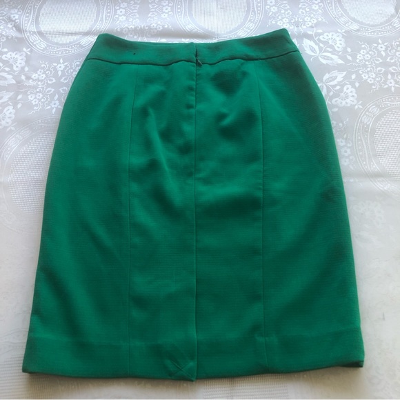 The Limited Women’s Size 4 Emerald Green Pencil Dress Skirt Back Zip Knee-High - Picture 13 of 16